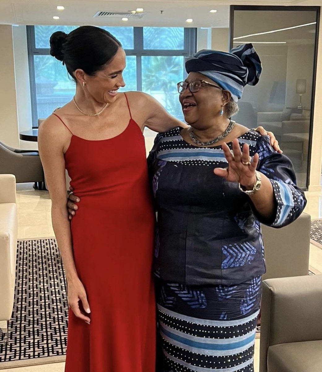 Dr. Okonjo-Iweala recognizes the pressure Meghan is under in the public eye, telling PEOPLE: “She’s a role model for young women. She’s a woman who is not in an easy position, and people are looking to see how is she managing and navigating this. She brings: inspiration.”🥺