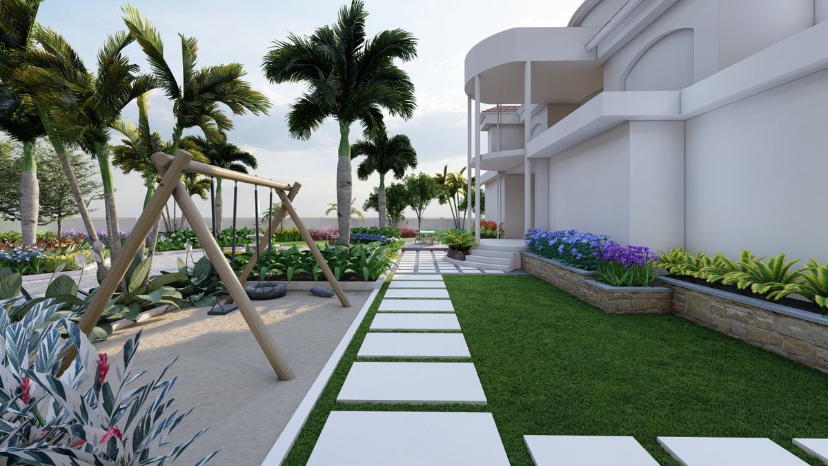 There is a very remarkable feeling of owning and walking around a really well designed and organised home. CALL/ WHATSAPP- 0778623536 Let's Inspire Freshness landscapeuganda.com Uganda #ecomicelandscaping #3d #design #lumion #exteriordesign #homedecor #outdoorliving