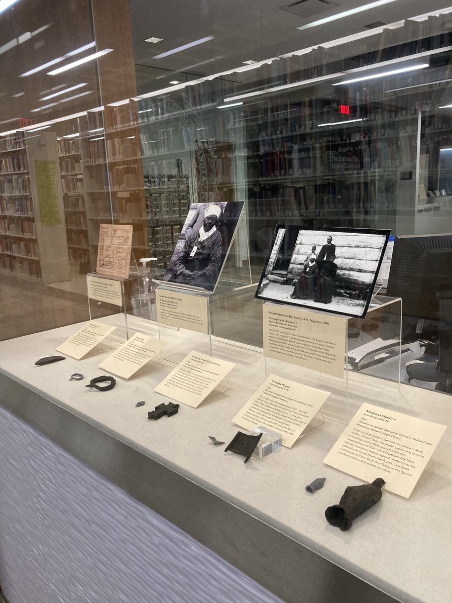 It was my pleasure to collaborate on the 'Facing Georgetown's History through Objects' exhibit. So cool to see 3D scanned and printed objects on exhibit! library.georgetown.edu/exhibition/fac… @GUslavery @VCLatVCU