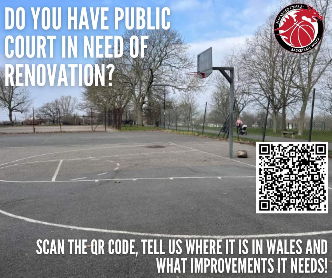 @leaderlive Basketball Wales need help to identify outdoor courts across Wales that are in need of improvement or renovations. There's a very short survey ➡️ forms.office.com/e/xUifJ6SrXu #SportWales #CapitalFund #WelshBasketball