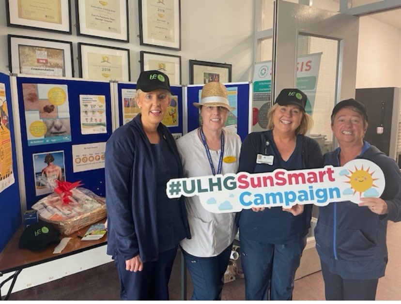Bernie Nolan (@berniemalone18) on Twitter photo Sun Awareness Stand in Nenagh today. Great engagement from all staff members & the General Public. Thank you to our Dermatology Team & <a href="/EvelynPower7/">Evelyn Power</a>.#WearYourHatStaySafeBeSunSkinAware.<a href="/ryan_cathrina/">Cathrina Ryan</a> <a href="/MiaCliffy/">Maria Clifford</a> <a href="/CeliaDwan2/">Celia Dwan</a> <a href="/Catheri84123148/">Catherine Quinn</a> <a href="/ULHospitals/">Follow @HSEMidWest</a> Sun Awareness Stand in Nenagh today. Great engagement from all staff members & the General Public. Thank you to our Dermatology Team & <a href="/EvelynPower7/">Evelyn Power</a>.#WearYourHatStaySafeBeSunSkinAware.<a href="/ryan_cathrina/">Cathrina Ryan</a> <a href="/MiaCliffy/">Maria Clifford</a> <a href="/CeliaDwan2/">Celia Dwan</a> <a href="/Catheri84123148/">Catherine Quinn</a> <a href="/ULHospitals/">Follow @HSEMidWest</a>