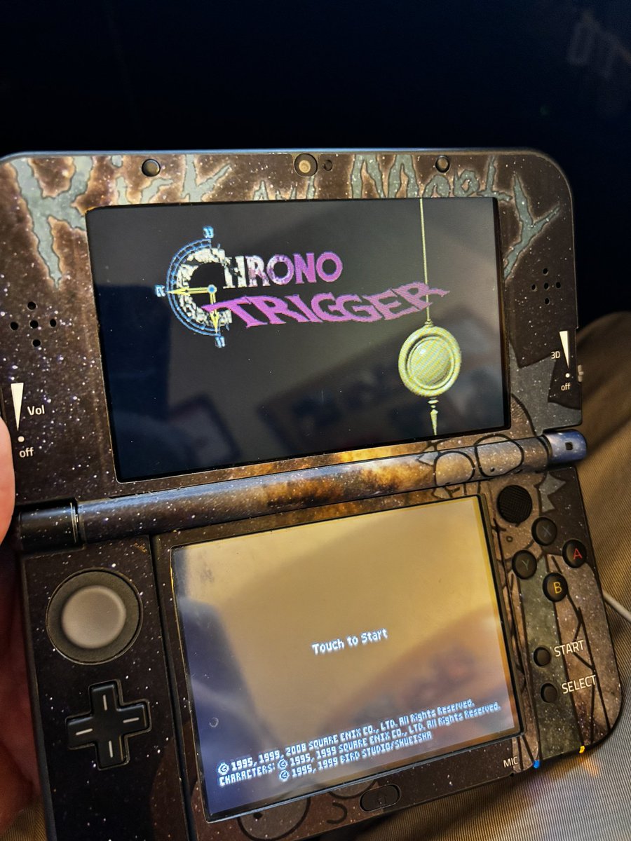 Chrono Trigger is probably one of my favorite games of all time. Just got it working on my modded #3DS. Can’t wait to play this classic again. What’s your game you’d play again and again? #retrogames #nintendo