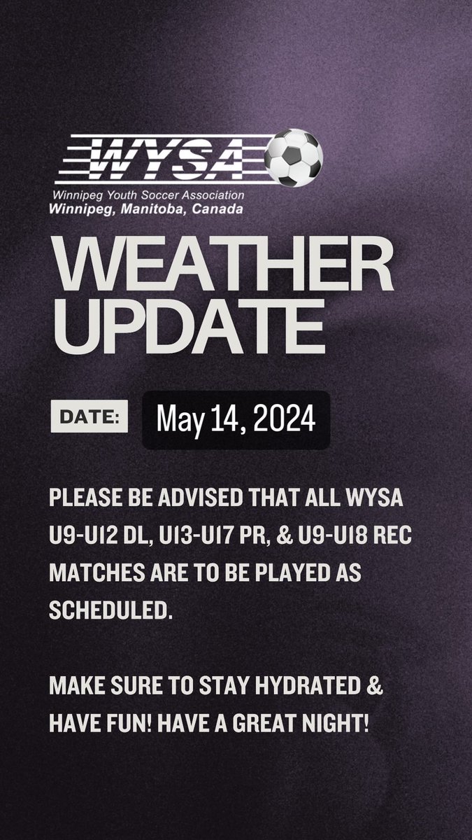 Winnipeg Youth Soccer tweet media