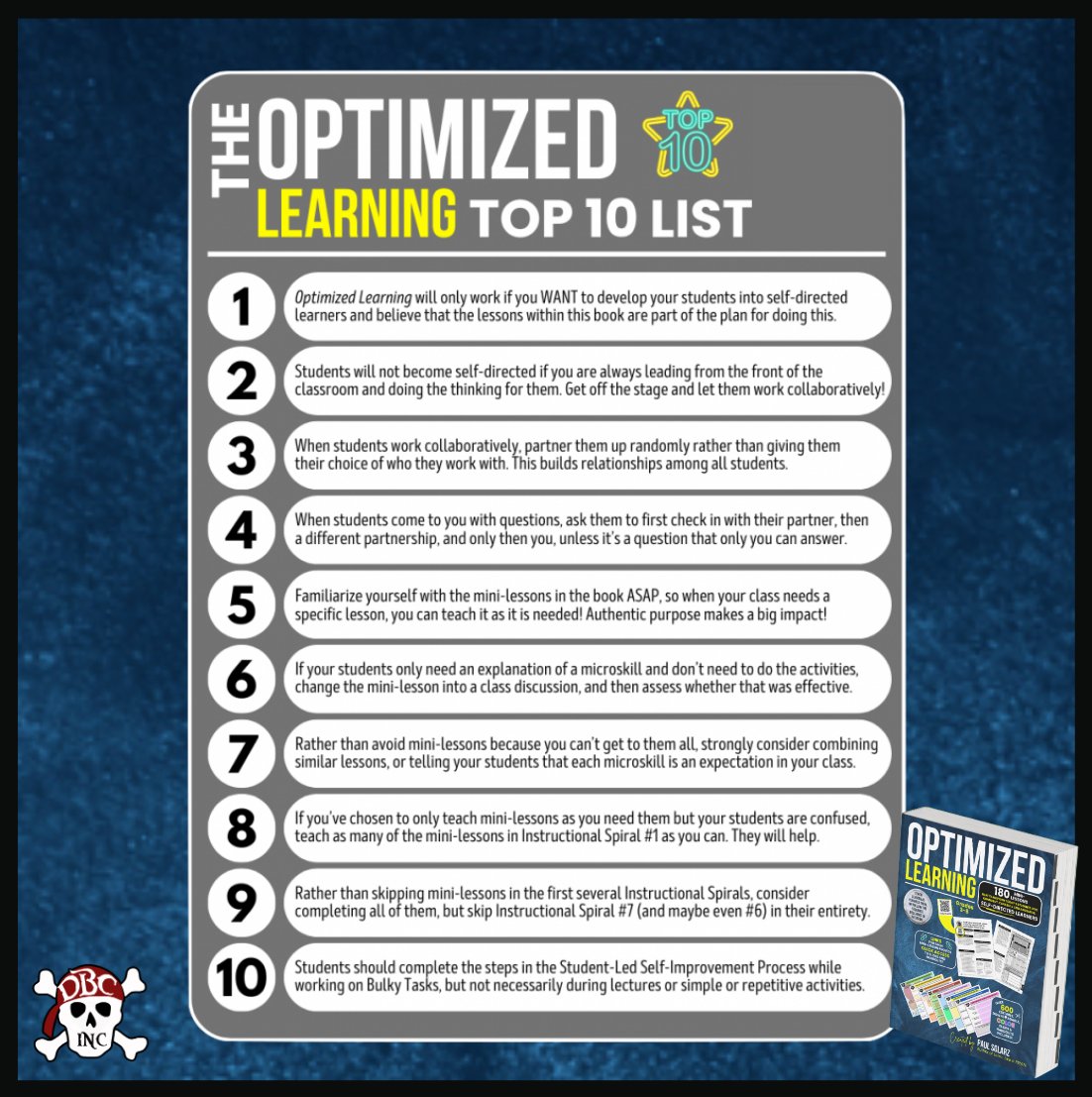 #OptimizedLearning by Paul Solarz is AMAZING! Check out this Top 10 List! 📖 amazon.com/OPTIMIZED-LEAR… #tlap #dbcincbooks @burgessdave @TaraMartinEDU @PaulSolarz #LearnLAP