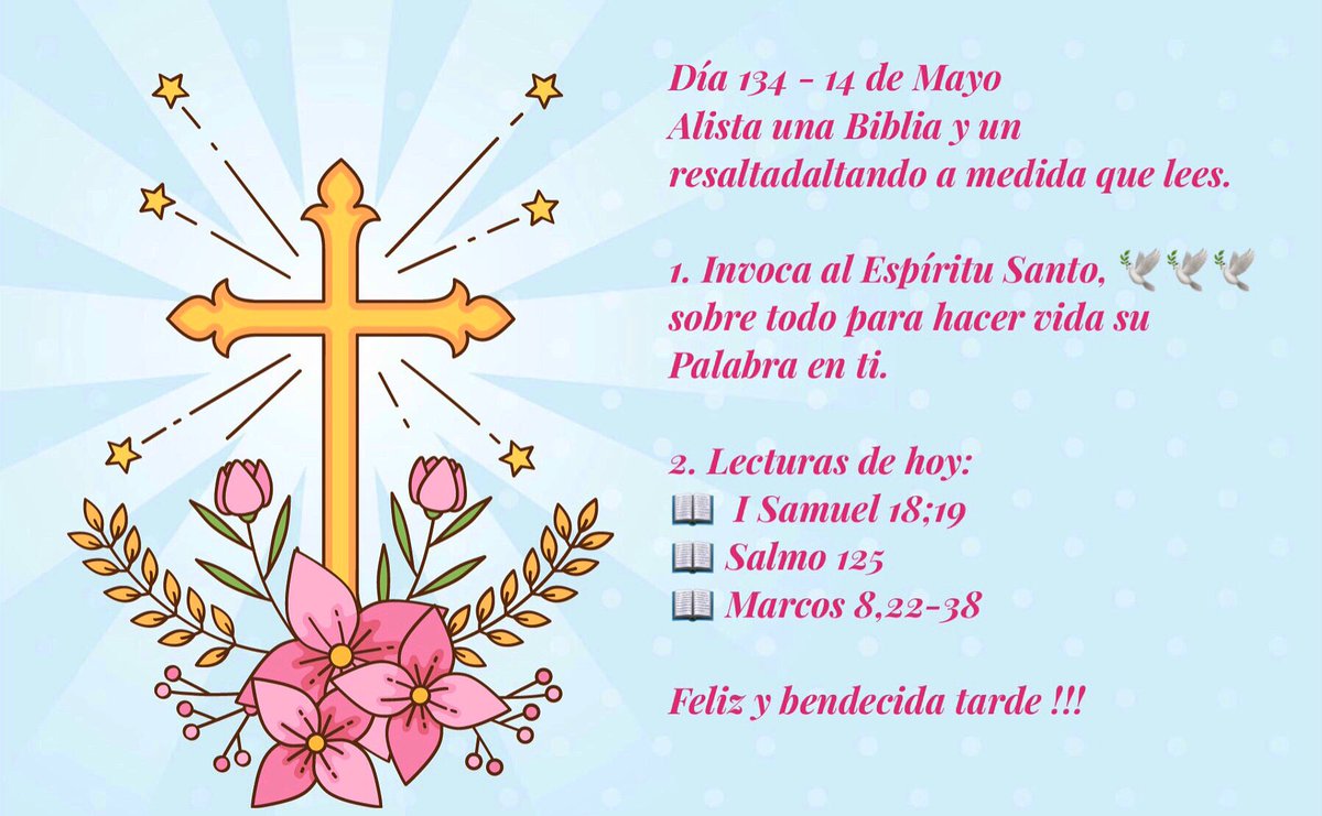 #Reto #LecturaDeLaBiblia  #PalabraDeDios #Día134 #Católicos #Marianos #Carismáticos