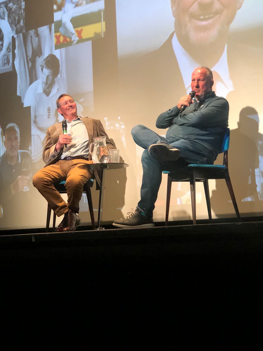 SPORTING EXPERIENCES (@sportexp1) on Twitter photo Great evening with 2 former #cricket legends #IanBotham and #GrahamGooch <a href="/Wyllyotts/">Wyllyotts Theatre</a> .Thanks to everyone who joined us 🏏 Great evening with 2 former #cricket legends #IanBotham and #GrahamGooch <a href="/Wyllyotts/">Wyllyotts Theatre</a> .Thanks to everyone who joined us 🏏