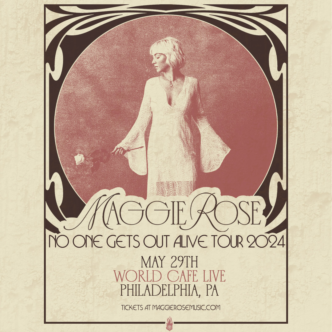 Tomorrow @IzzyCihak will be chatting with @IAmMaggieRose in advance of her 5/29 show at @worldcafelive!! Get your tickets and let us know if there's anything you'd like to ask her!! etix.com/ticket/p/84007…