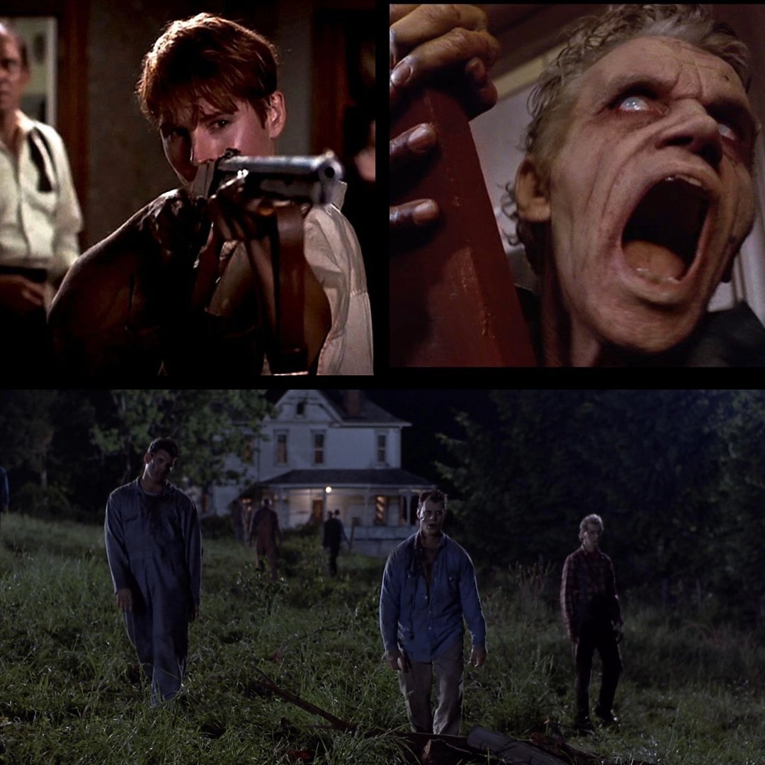Night of the Living Dead (1990), A fiathful remake with minor, but welcomed, changes to the original classic. What do you think of this '90s remake? #90s #90shorror #horror #horrorfan #movies #InSearchofDarkness #90smovies #retrohorror #horrorclub