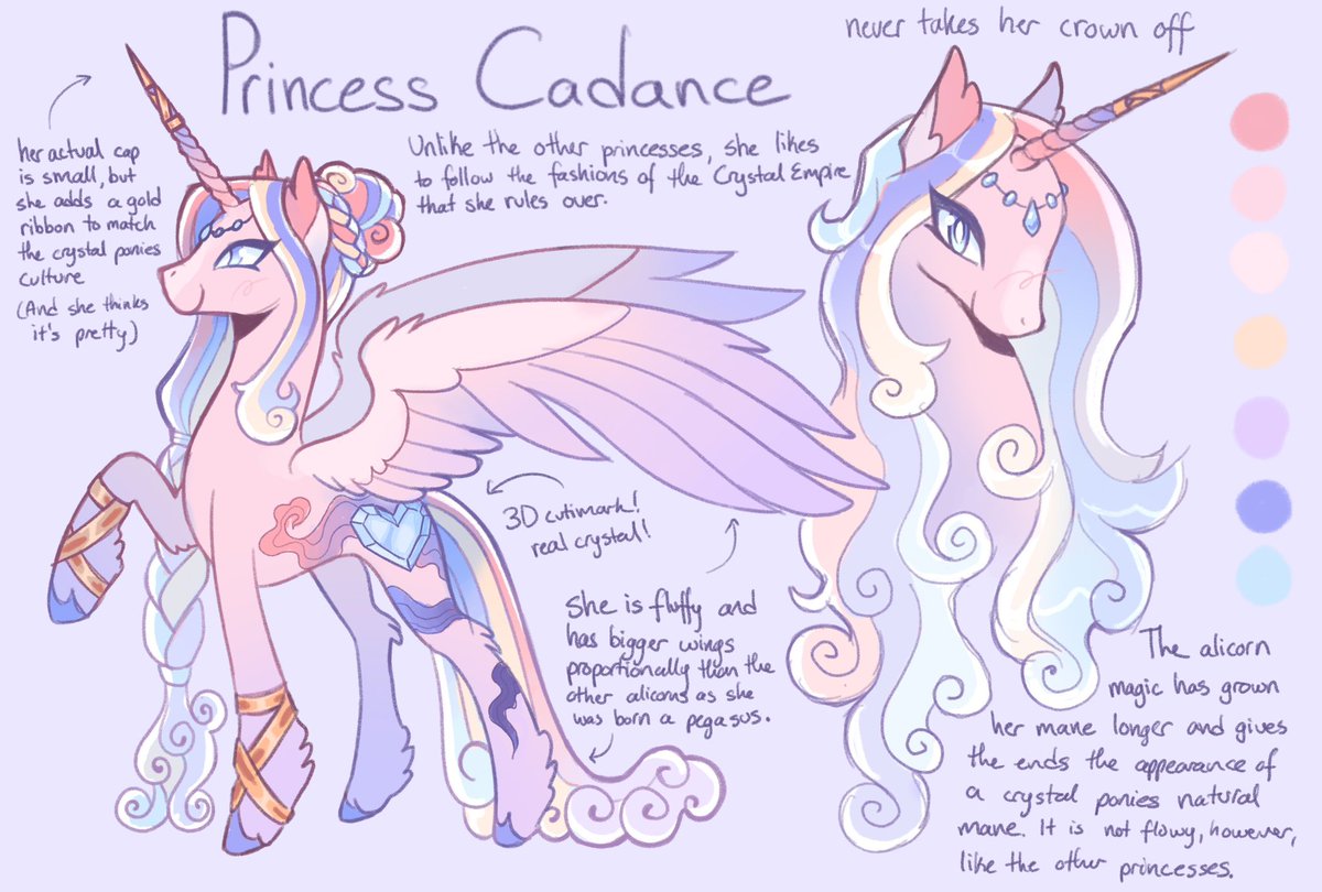 princess cadance redesign that I just posted on my ig! My commissions for ponies are open if anyone is interested! 
#mylittlepony #mlpredesign #mlp