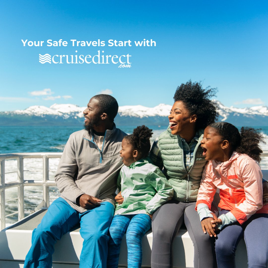 Happy National Travel Insurance Claims Day! Your safety is our top priority while you enjoy cruising. 🛳️  . 🌍✈️hubs.li/Q02x5W7C0

 #TravelSafe #TravelInsuranceDay #TrustedTravelAdvisors #CruiseDirect #cruisedirectcom #SafetyTravels