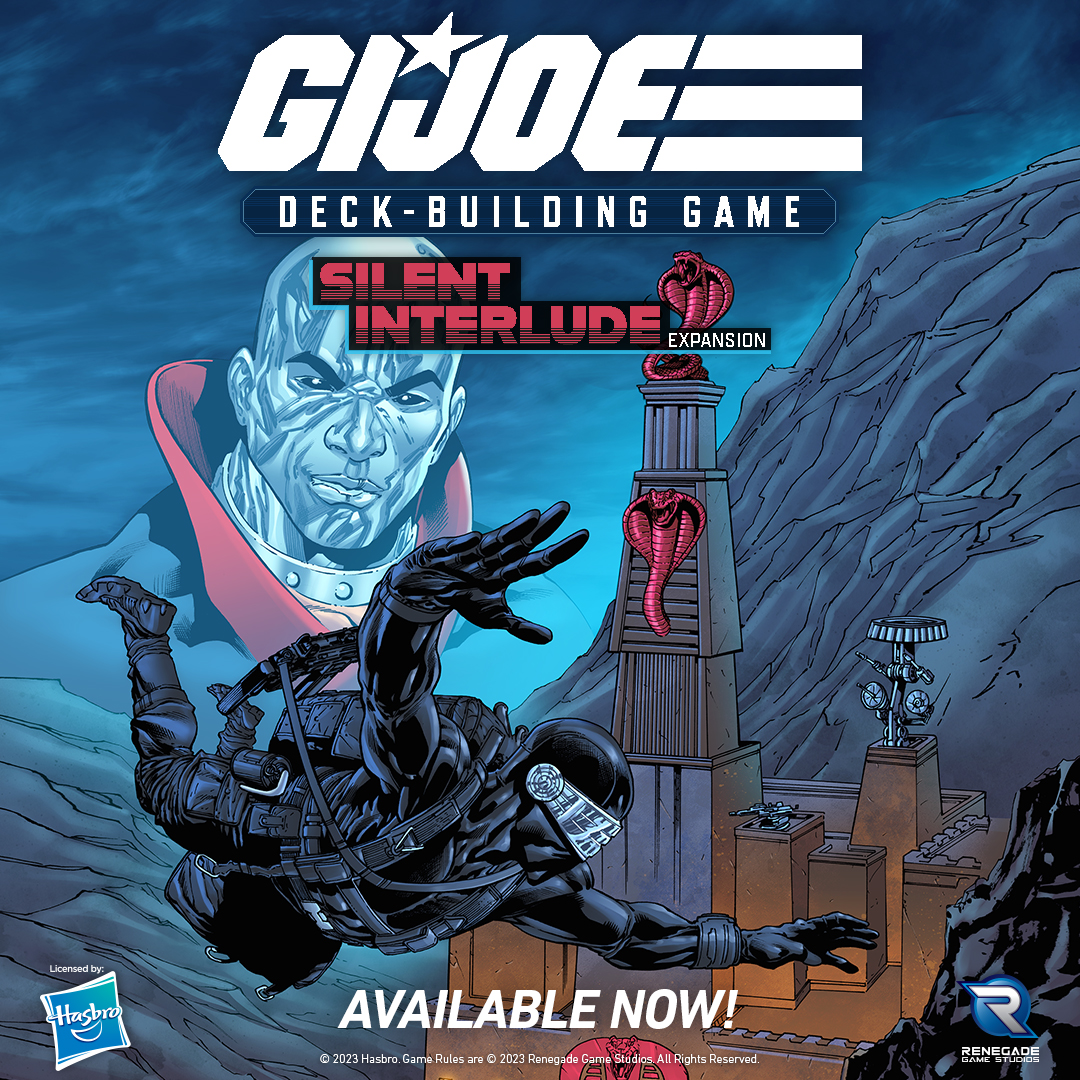 ⚠️AVAILABLE NOW⚠️ The G.I. JOE Deck-Building Game Silent Interlude Expansion is out now! Order Here 👉 brnw.ch/21wJMld