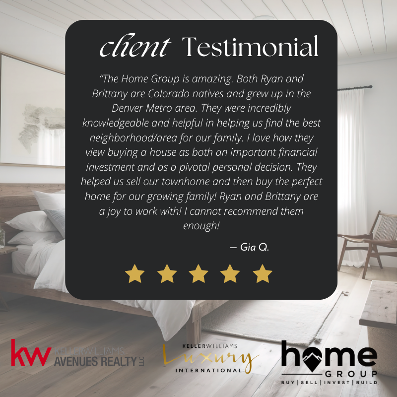 Testimonial Tuesday . . .

Feeling all the love with this one! 

#sellingdenver #coloradorealtor #testimonial #reviewus #homegroup #hgdenver #yournexthome