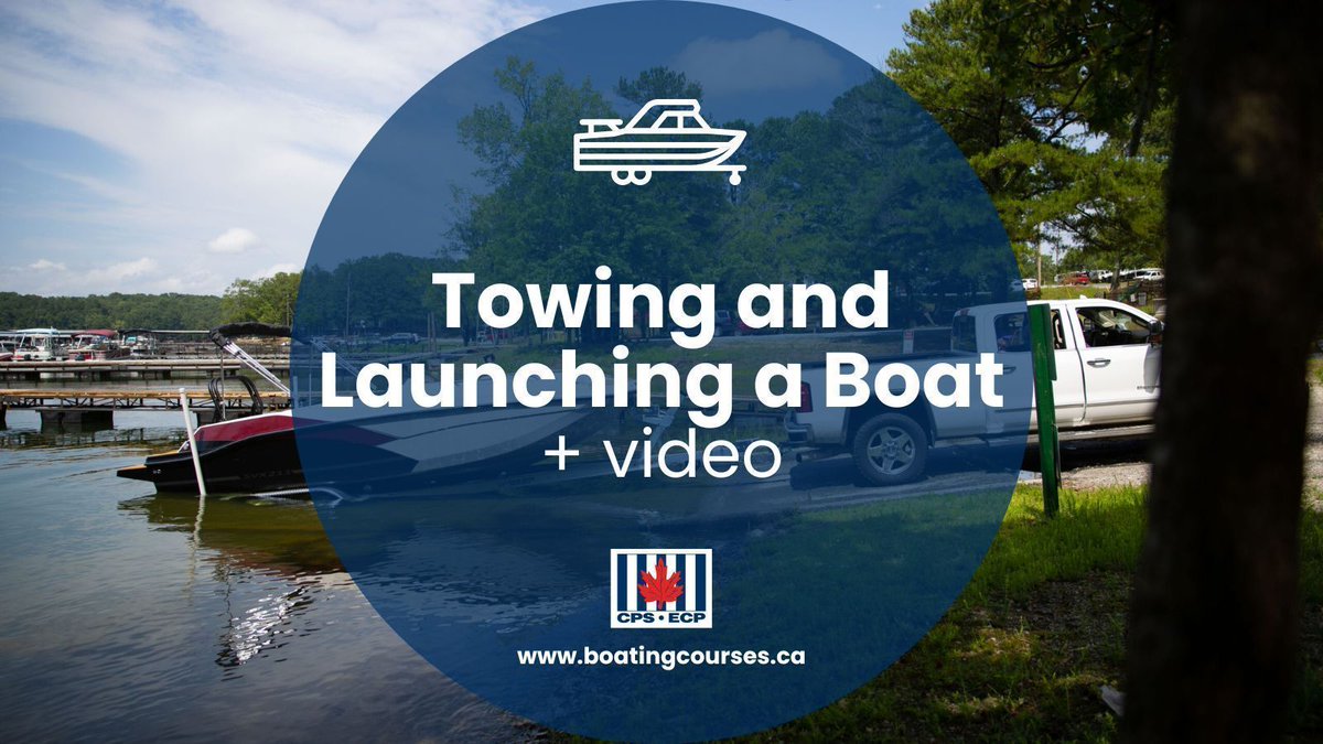 😀 Launching the boat? Review our tips and video tutorial for towing and launching here 👉  buff.ly/44WNk3f 
French version: buff.ly/44Frpx6 
#fishing #cottagelife