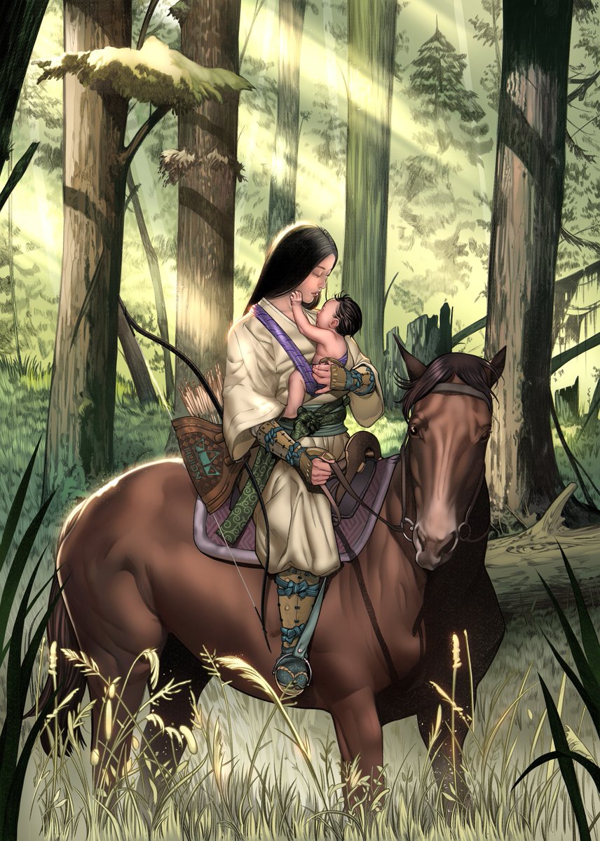xgeek_art's tweet photo. Mi entrada al concurso #myheromom de @HuionEspanol Elegí crear una ilustración inspirada en los primeros años de maternidad, reflejando la travesía de una mujer joven, solitaria, con muy pocos recursos e inexperta que se ve a punto de emprender una vida llena de desafíos. https://t.co/03ZbTCigCN