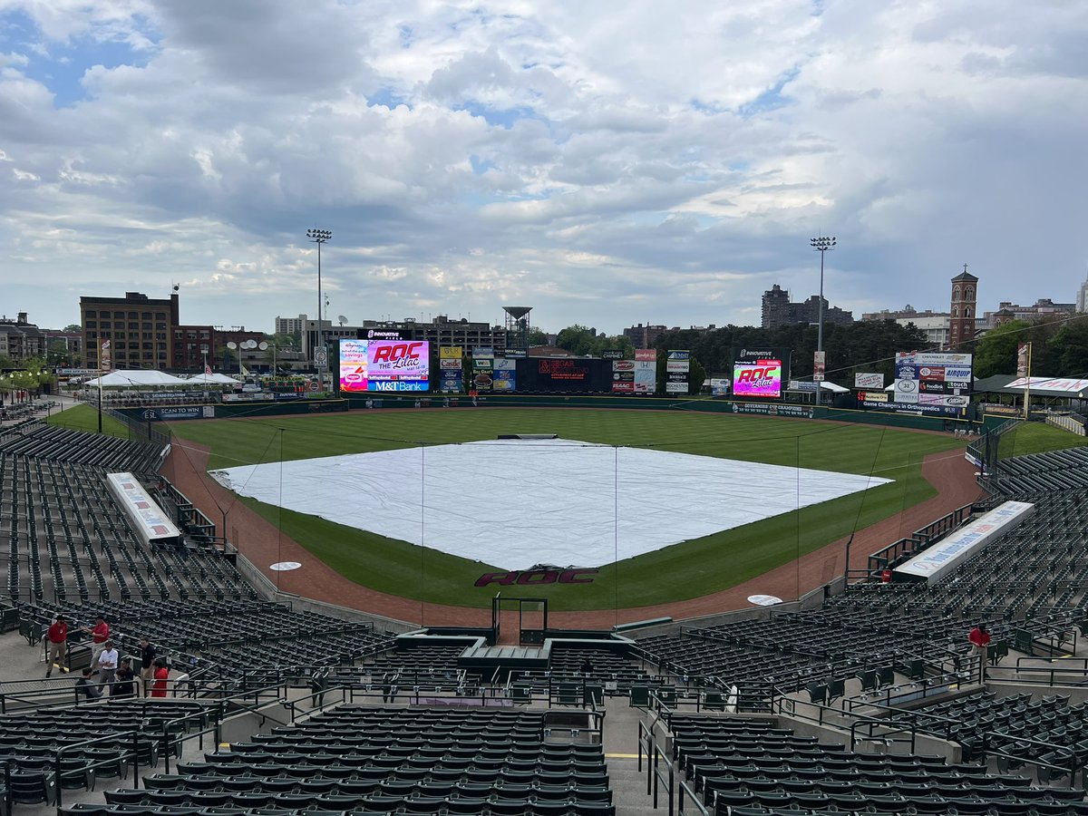 It is hot and humid in Rochester. We are currently on track for a 6:05 first ⚾️ with pregame at 5:45 on The Bet 1520 AM. The #Bisons and Red Wings are scheduled for game one of a six-game set #StayTuned