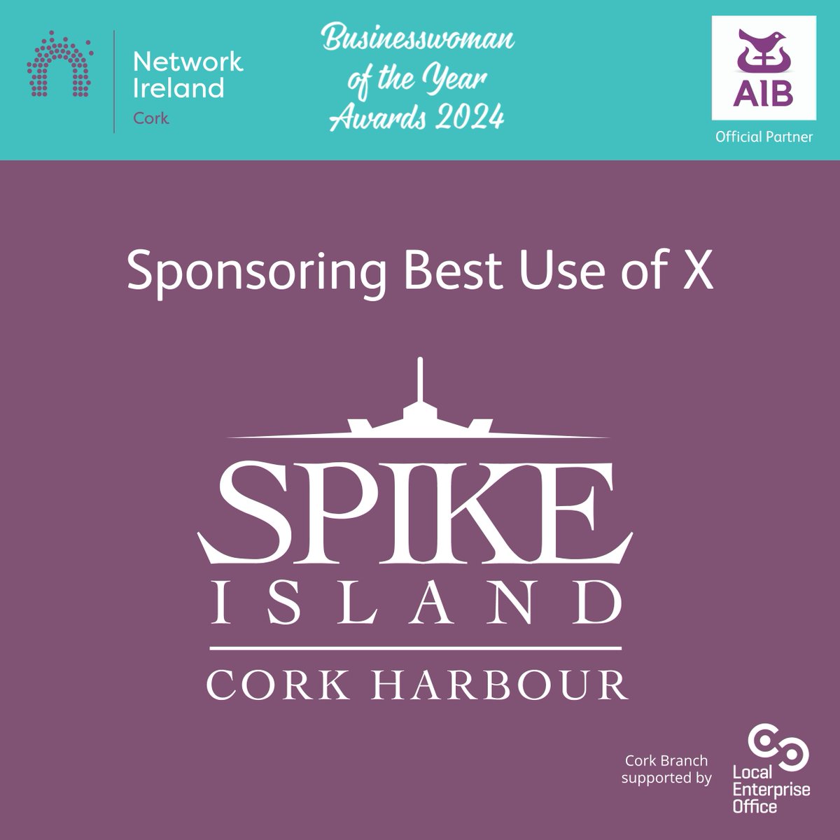Big thank you to our sponsor, Spike Island, Cork Harbour, for sponsoring the Best Use of X award! Don’t miss out! 🎟️ Ticket sales close this Sunday, the 19th. 🔗 Book now: bit.ly/44hfBkv #NetworkIreland #NetworkCork #supportedbyAIB #AStepAhead