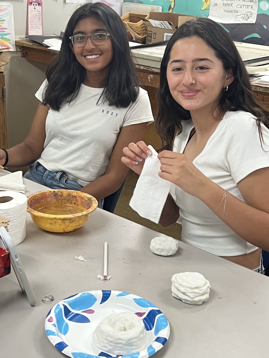 AEWrightMS's tweet photo. Ms. Jaffe's art students are working on their Pop Art Candy paintings and toilet paper food! #aewms #lvusd https://t.co/OGN2GGonu1