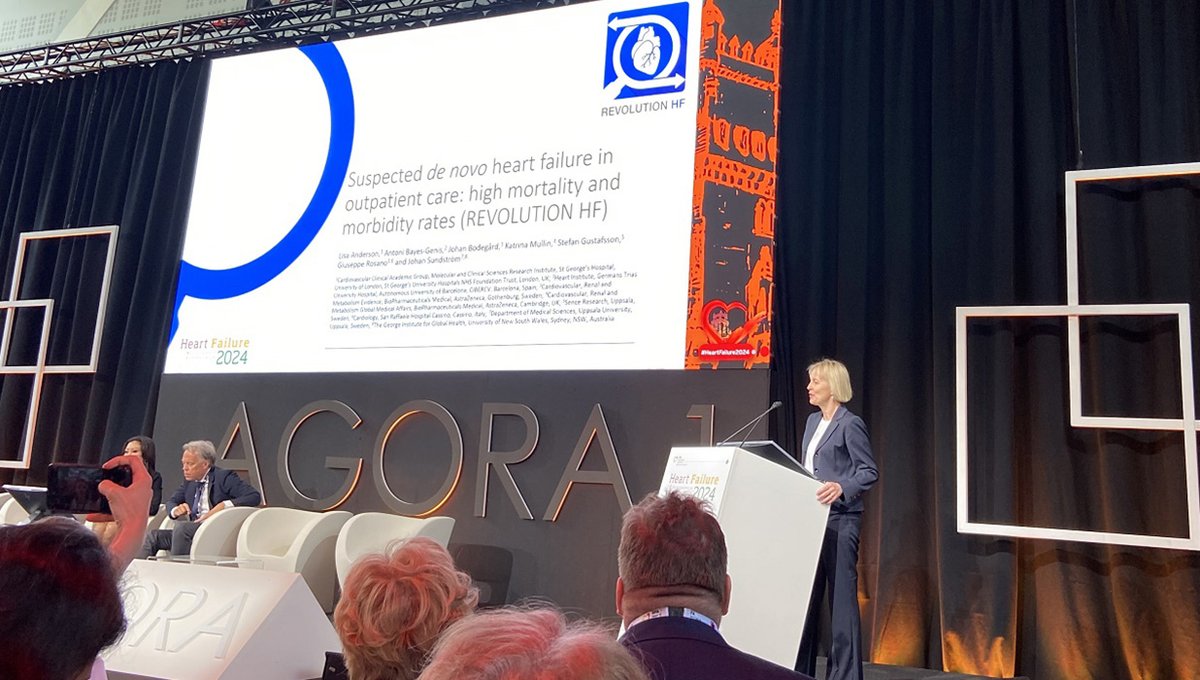 Results from the REVOLUTION-HF study presented at the ESC-HF 2024 Congress indicate that delays in echocardiology to confirm an HF diagnosis can lead to poor early outcomes including rehospitalization, inadequate treatment, and mortality. More at TCTMD: tctmd.com/news/delays-ec…