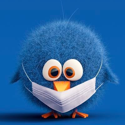 bird with mask tweet media
