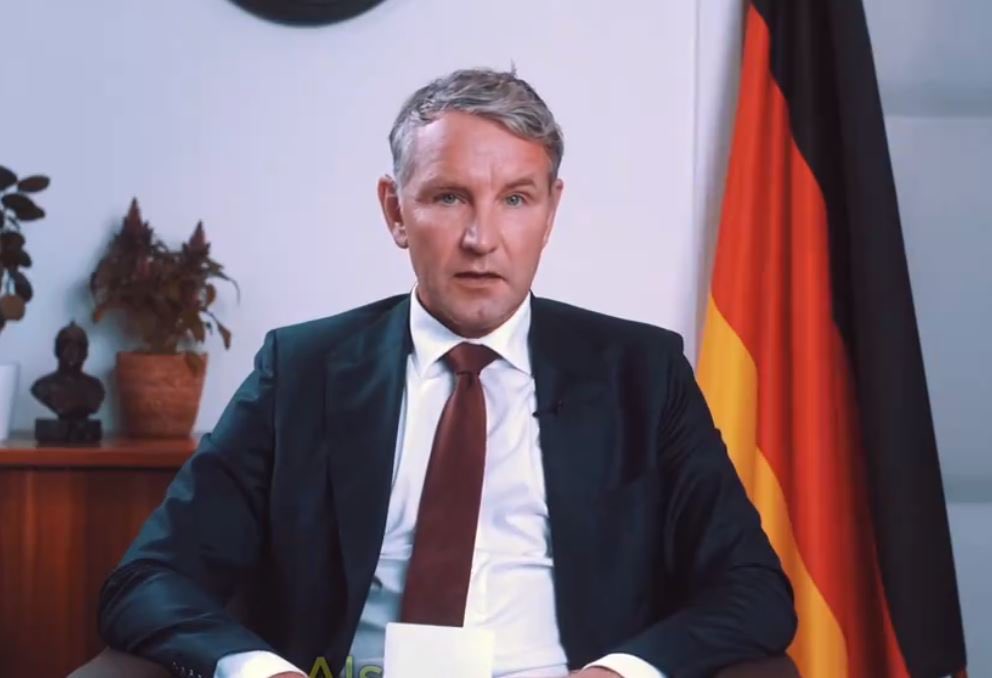 BREAKING: German politician Björn Höcke was just convicted & fined 13,000€ for a phrase he used during a speech in 2021. The phrase? 'Everything For Germany' The court somehow concluded that Björn was intentionally using a phrase used by the SA in 1930s Germany. Björn argued