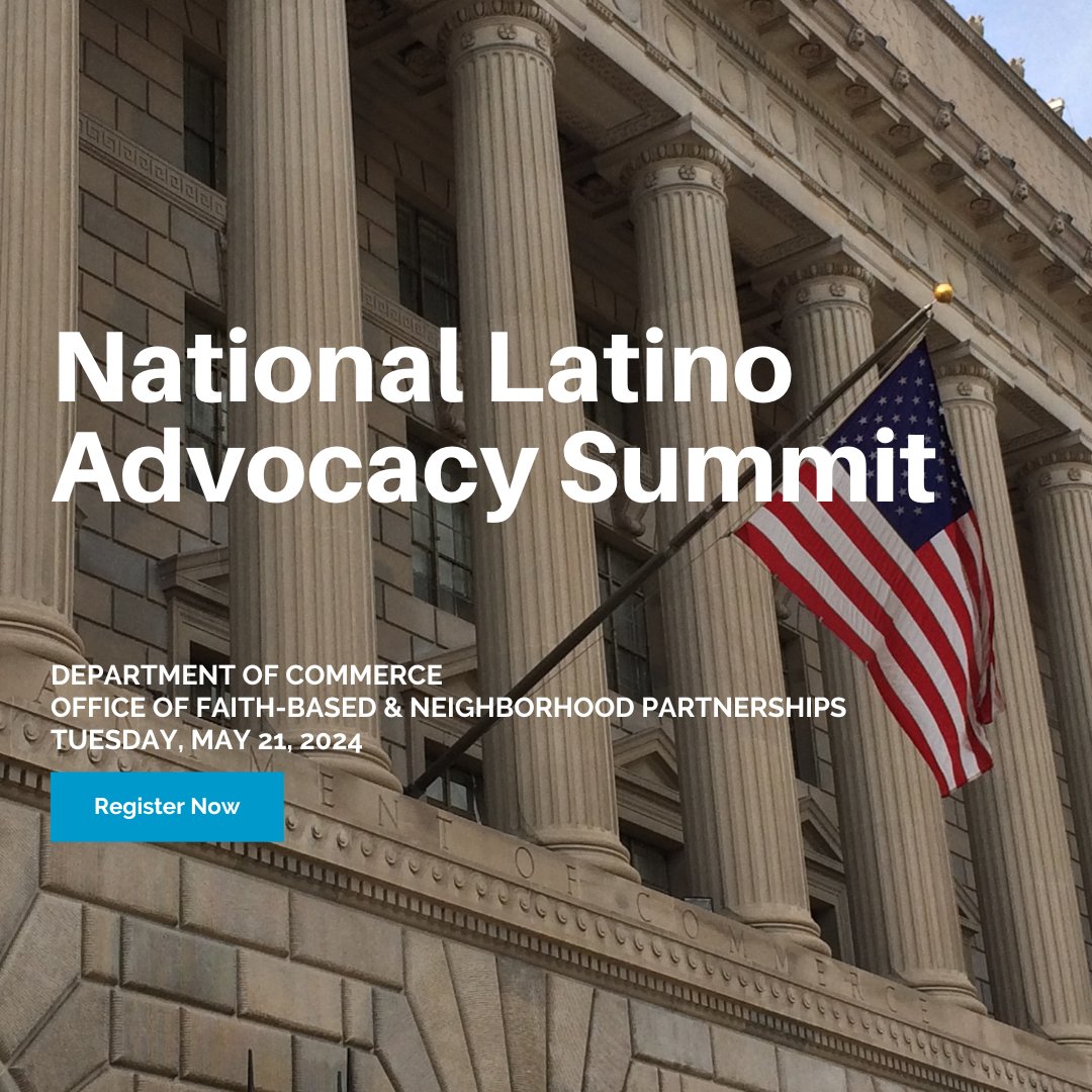 Join us and @HispanicAccess as we host the National Latino Advocacy Summit on 5/21. Together we'll celebrate Latino community achievements & amplify whole-of-government resources on business, workforce development, & more: commerce.gov/national-latin…