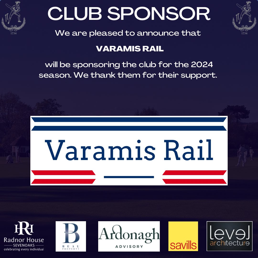 CLUB SPONSOR ‼️ We’re pleased to announce that @RailVaramis will be sponsoring the club for the 2024 season We thank them for their support #svcc1734