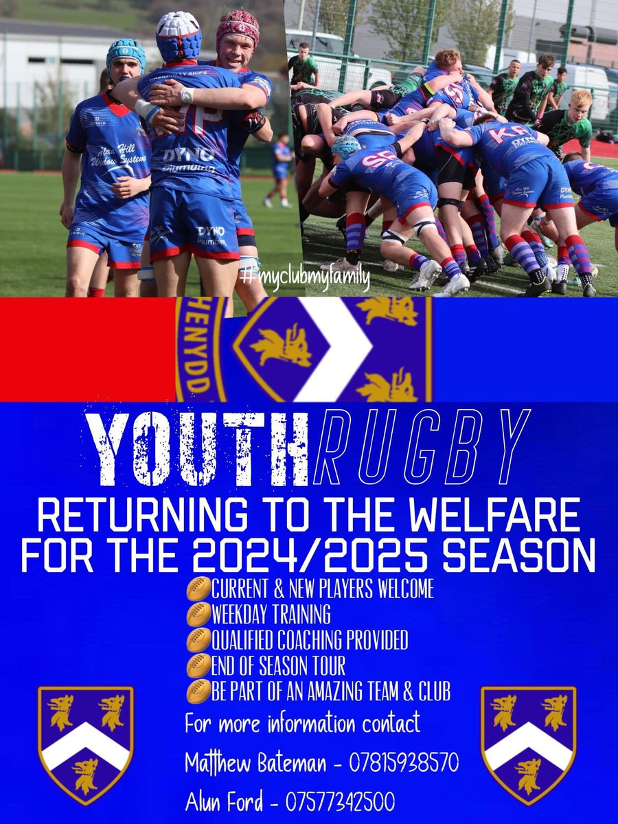 If you’re next seasons u17s &amp; u18s and fancy joining a club who can offer a welcoming environment, brilliant bunch of lads and coaching that is second to none! We might be the club for you!!!👇details below👇 #myclubmyfamily #SaintsYouth 🟦🟥