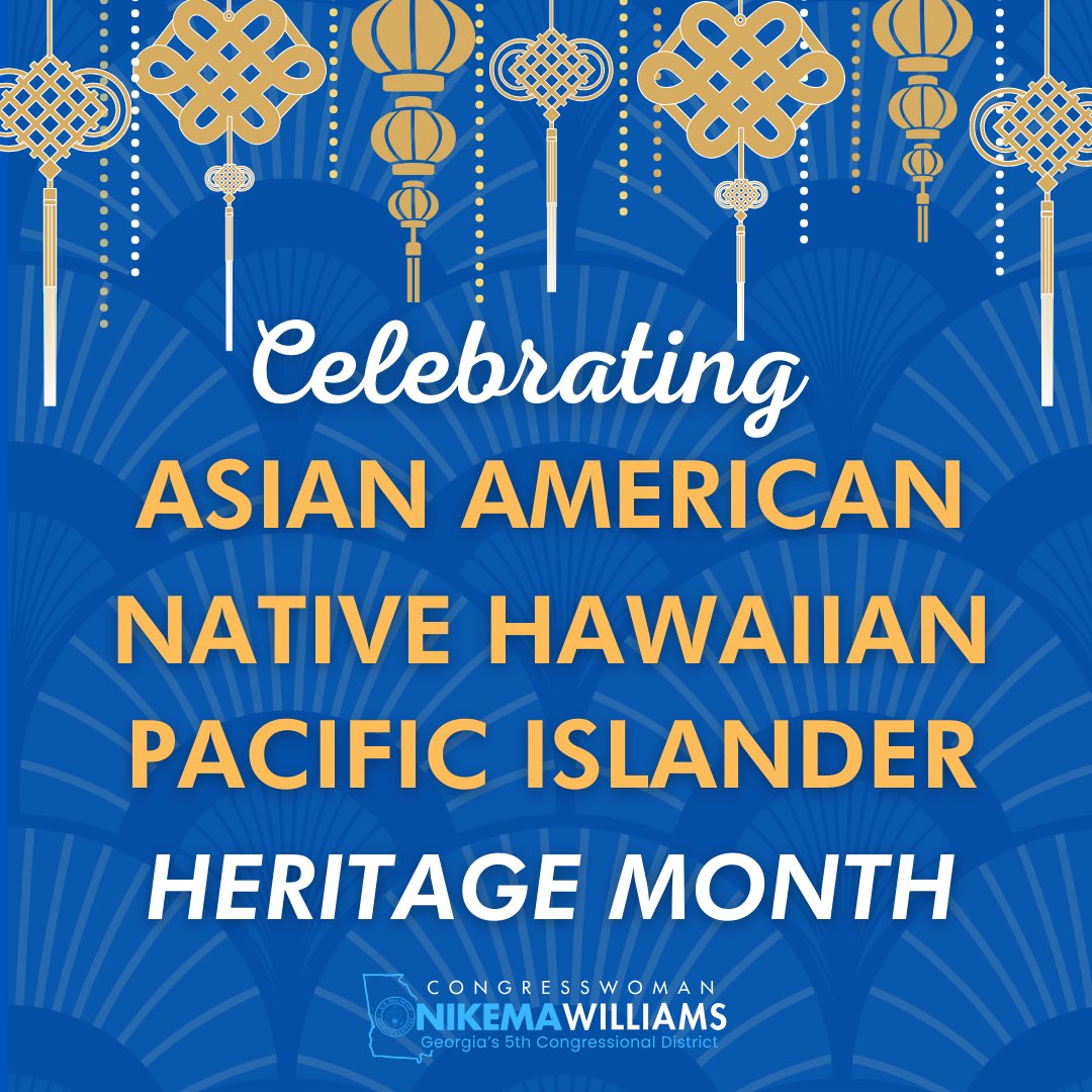 Happy Asian American, Native Hawaiian and Pacific Islander Heritage Month! I look forward to celebrating #AANHPI, uplifting the #FightingFifth’s AANHPI community and I’m thankful for all the work you do.