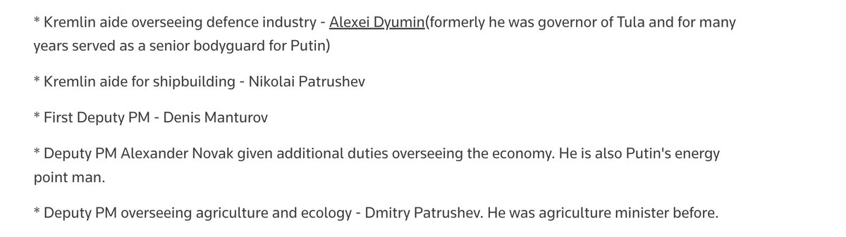 Can't stop laughing. Patrushev went from one of the most powerful men in Russia to as Reuters puts it the 'Kremlin aide to shipbuilding' Guess keep your enemies close is a wise saying