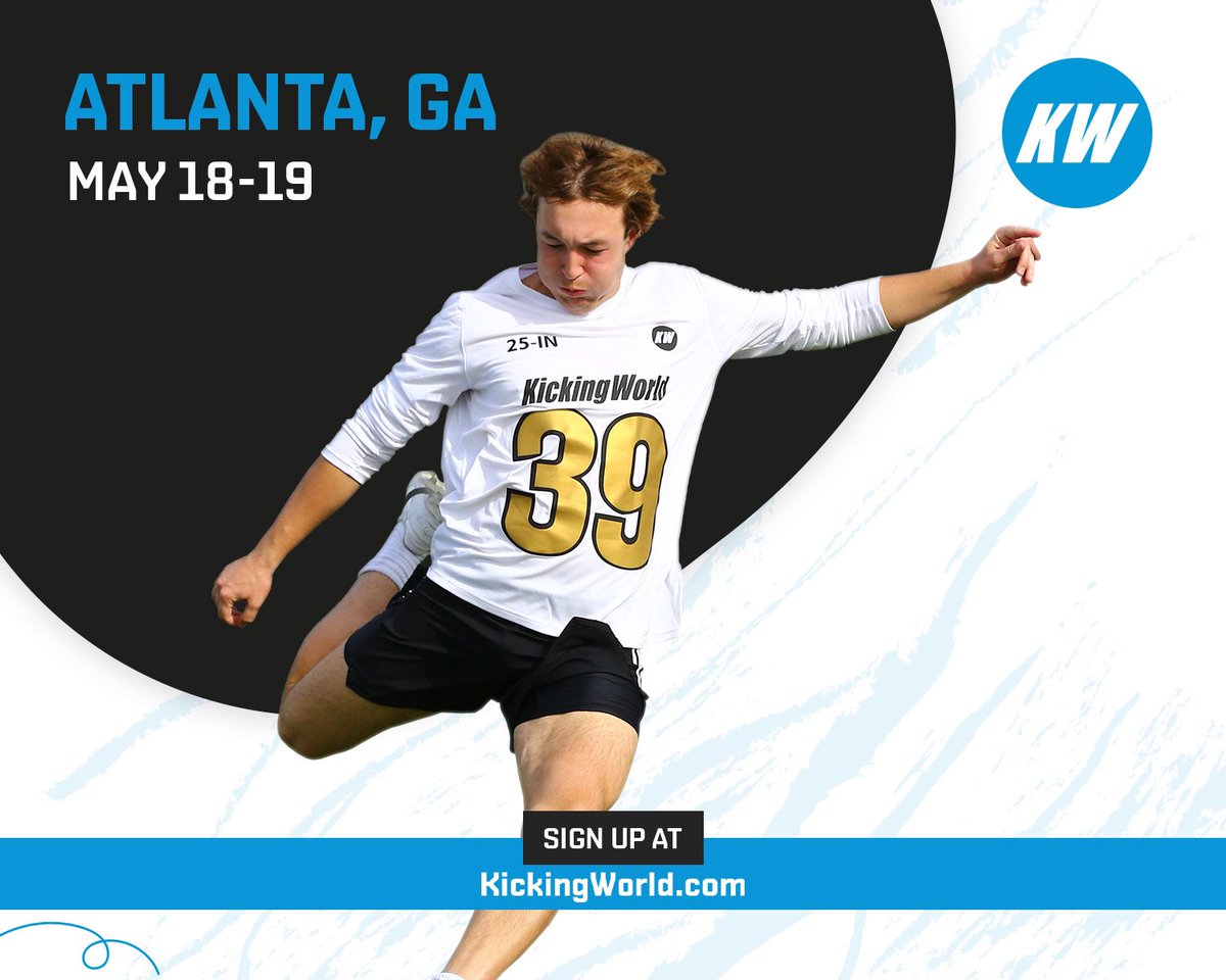 Train with us in Atlanta this weekend! 👟 🏈 💣 kickingworld.com/camp/atlanta-g…