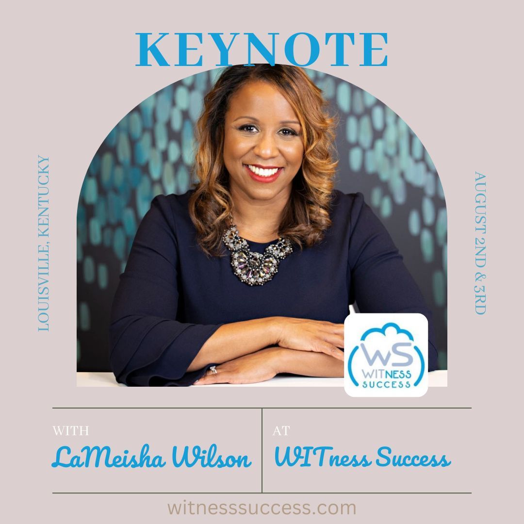 Thrilled to announce our esteemed keynote: LaMeisha Wilson, Global Equality Director at @SalesforceEQ! 

Secure your spot now and be inspired by LaMeisha's vision for a more equitable future in technology. Register: witnesssucess.com #WITConf24 #WomenInTech #DiversityInTech