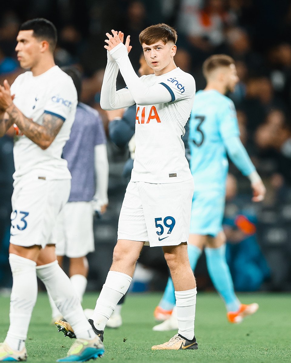 Tottenham Hotspur (@spursofficial) on Twitter photo At 16 years, nine months and three days old, @mikeymoore_10 is the youngest player to make a <a href="/premierleague/">Premier League</a> appearance for us π€
Congratulations, Mikey! π At 16 years, nine months and three days old, @mikeymoore_10 is the youngest player to make a <a href="/premierleague/">Premier League</a> appearance for us π€
Congratulations, Mikey! π