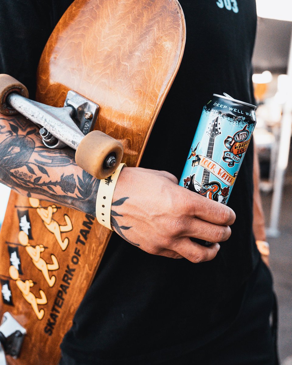 Water break at @SPoTTampa 👍💦

#skatetampa #skateparkoftampa #skateboarding #MonsterTourWater #TourWater #StraightUpWater #PureWater #OriginalBackstageWater