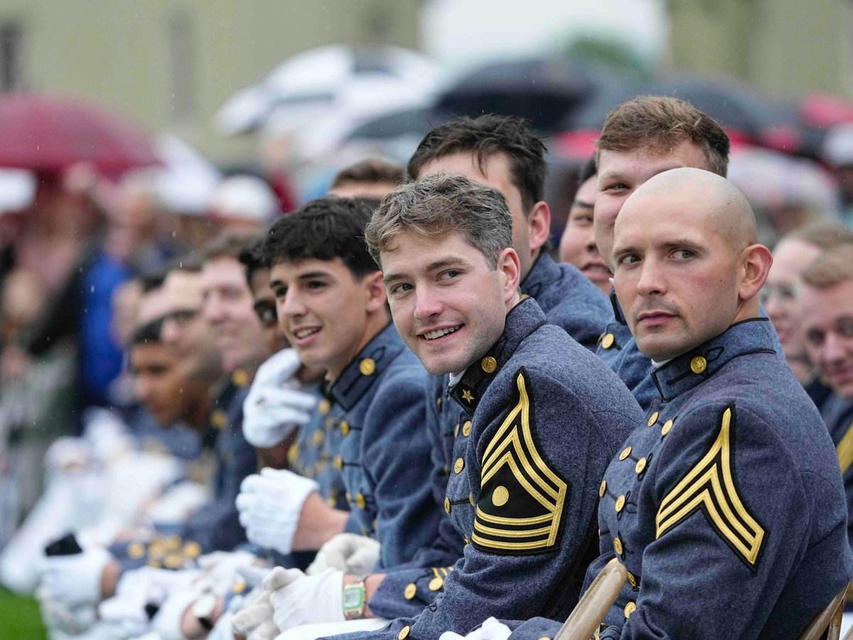 VMI1839's tweet image. Rain or shine, nothing stops the tradition at VMI!
Today&apos;s Change of Command Parade was a proud moment as the Class of 2024 officially handed over leadership to the Class of 2025.

#VMICommunity #ChangeOfCommand