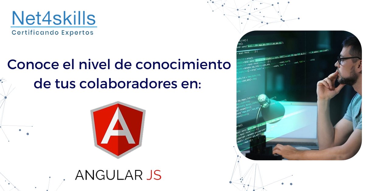 Con #Net4skills conoce el nivel de conocimiento de tus colaboradores en Angular 👨‍💼. A través de nuestra PRUEBA GRATUITA evalúa las habilidades con las que cuentan tus colaboradores para crear aplicaciones web dinámicas, interactivas y responsivas: 👉 hubs.la/Q02wCj8_0