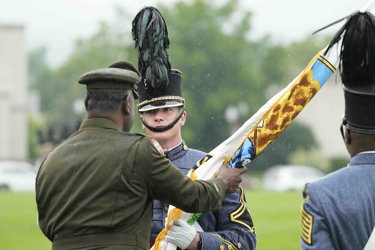 VMI1839's tweet image. Rain or shine, nothing stops the tradition at VMI!
Today&apos;s Change of Command Parade was a proud moment as the Class of 2024 officially handed over leadership to the Class of 2025.

#VMICommunity #ChangeOfCommand