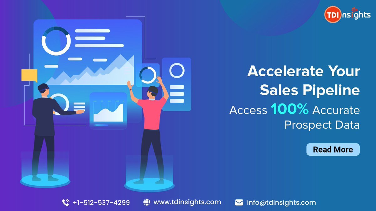 Get ahead of your competition with 100% accurate and up-to-date prospect data that drives revenue growth.  

 Read More:tdinsights.com

#sales #emailmarketing #revenue #leadgeneration #TDInsights