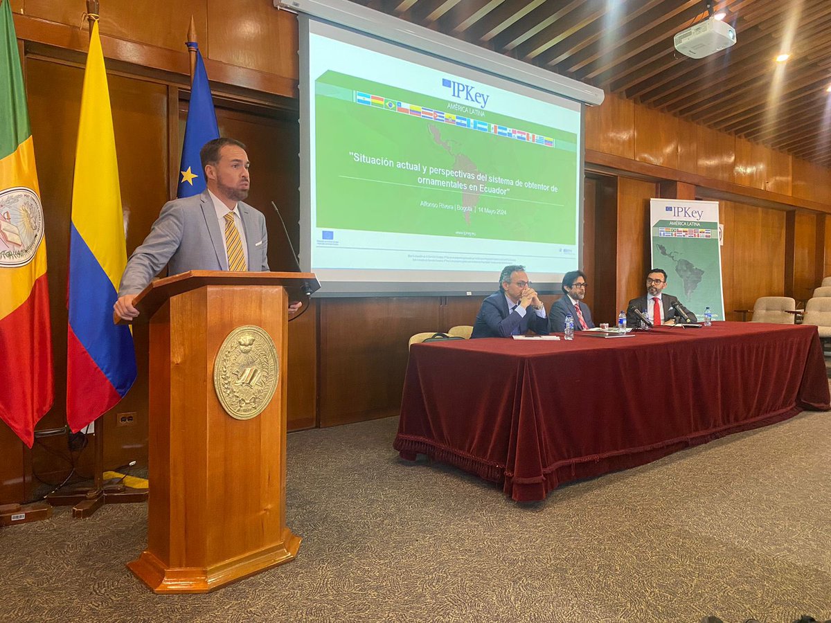 Hemos culminado el primer evento de colaboración internacional en protección de variedades vegetales en colaboración con @CPVOTweets y @IPKey_EU 🌱⚖️ Agradecemos a todos los asistentes y ponentes que ayudaron a cultivar este importante tópico en el panorama colombiano.🇨🇴🌹