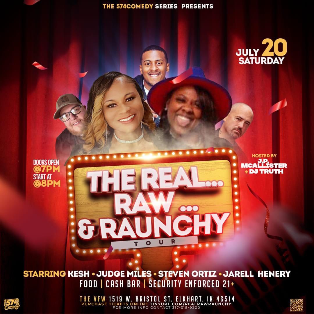 Elkhart!!! What is good?!? I'll tell ya.. we are bringin the laughs!! Don't miss this line up!! Catch the always amazing hosts  J.P. McAllister and DJ Truth, Kesh, Judge Miles, Jarrell Henry and of cours Steven 'The SiTCOM' Ortiz!! See you soon Elkhart!! #thesitcom  #comedian