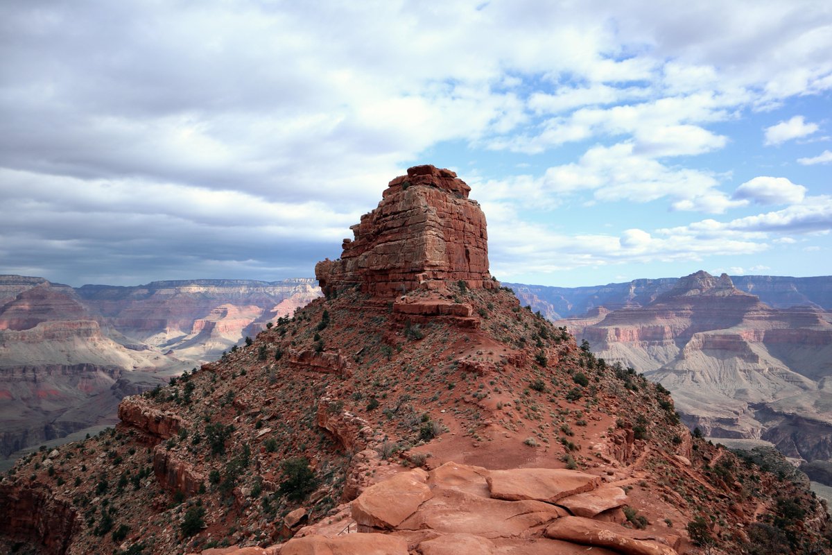 'Iconic sandstone summit at O'Neill Butte in the Grand Canyon!'