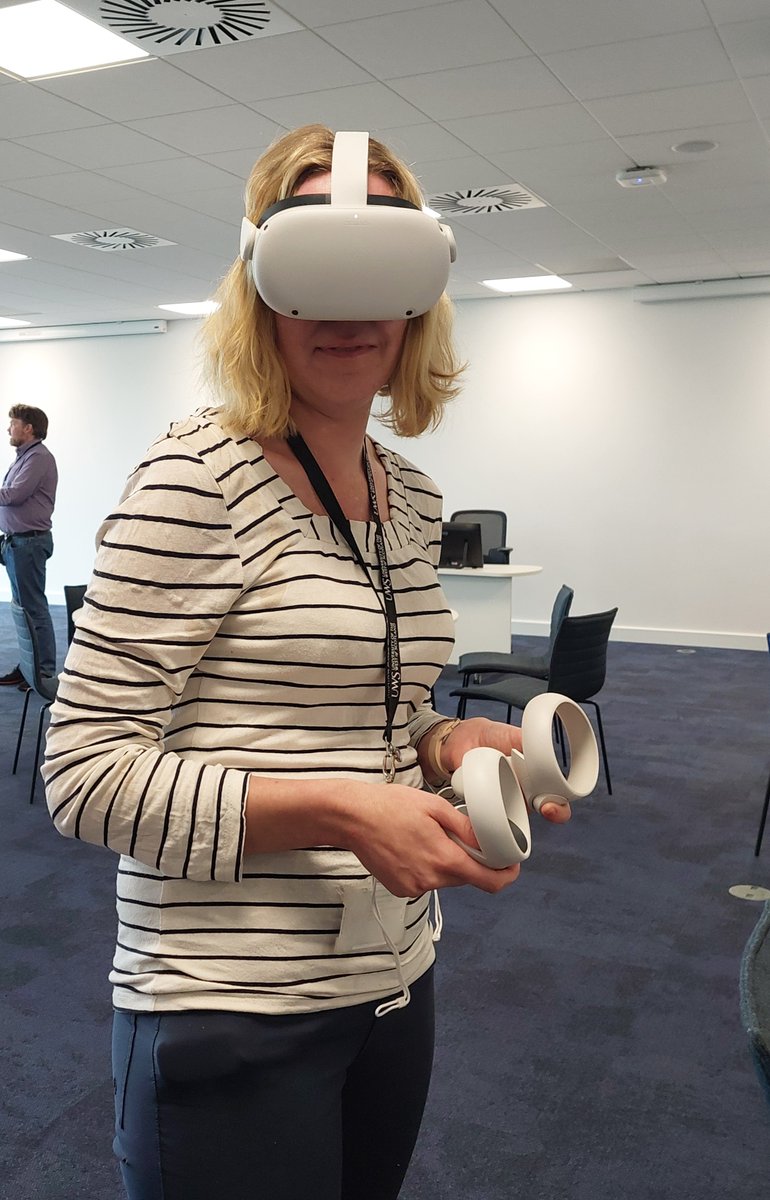 Fantastic workshop this afternoon with the team learning about generative AI in Learning and Teaching and also getting a chance to try out the Blood Identification App using the VR Headsets, looking forward to introducing this to the students...