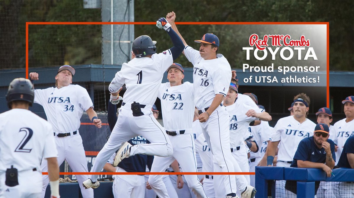 We will be at the UTSA baseball game today at 6pm, supporting our team against UIW! Come check out our table!
-
redmccombstoyota.com
-
#redmccombs #sanantonio #DrivenToServe #customerservice #letsgoplaces📷 #utsaathletics #carsofinstagram
