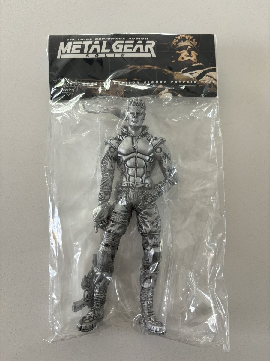 Special edition toyfair 1999 silver snake figure. Only 100 were made and sold