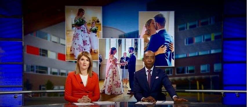 Talk about a match made in healthcare! Thanks to @CTVNews for joining us as @hbkidshospital staff members Will and Elizabeth re-created their “I do” moment at the hospital. Catch the heartwarming moment: bit.ly/4bksyg8