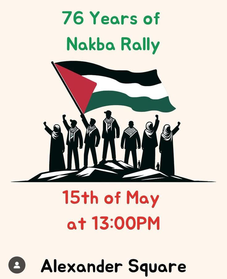 Nakba Day marks the solemn commemoration of the Palestinian catastrophe. #Nakbaday #CEASEFIRE_NOW