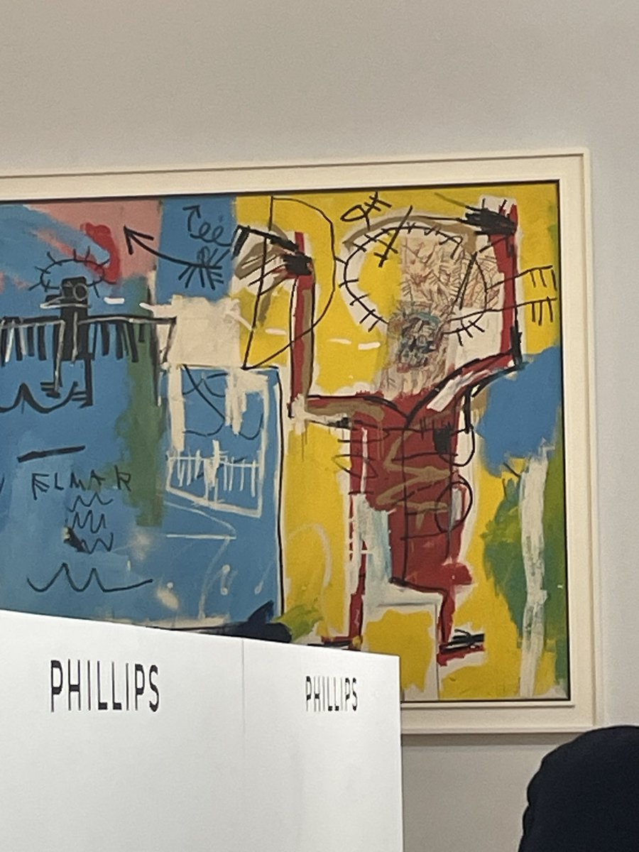 Basquiat 46million ✨ (Hammer 40 million) @phillipsauction