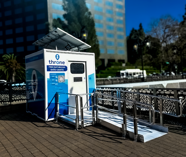 Good news: we’ve added safe, clean, free-to-use @thronebathrooms at 4 more rail stations in the past week: Universal City/Studio City (B Line) -- pic below Expo/Crenshaw (E & K Line) Willow St (A Line) APU/Citrus College (A Line)