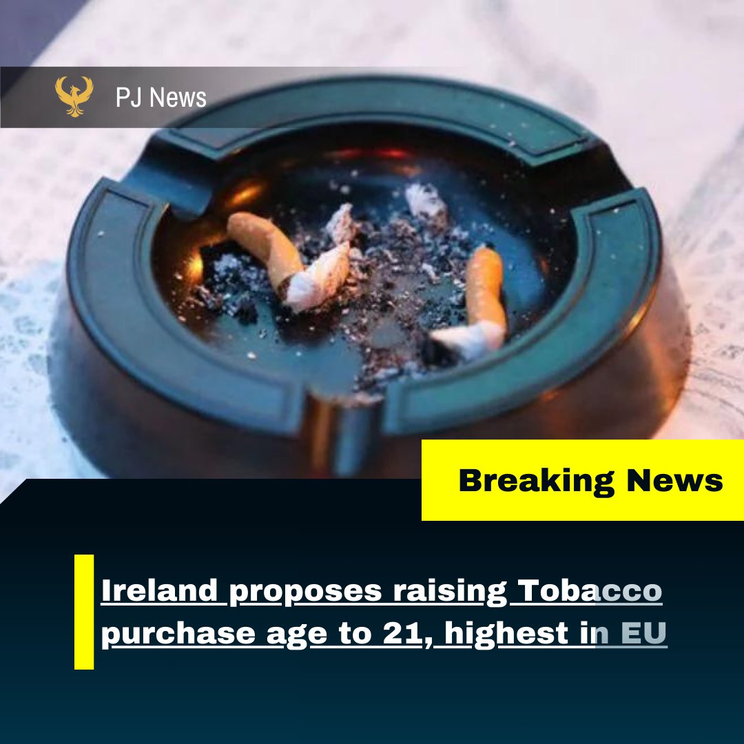 Big news from Ireland: Government proposes raising tobacco purchase age to 21! 🚭 If passed, this would make Ireland the EU country with the highest age limit. Find out more about the move to combat smoking rates. #smokingban #irelandsaysenough #HealthyHabits