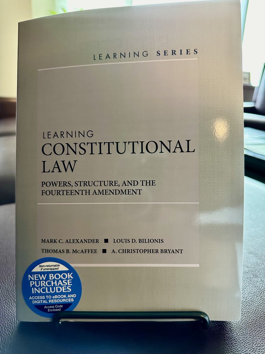 Mark Alexander (@markcalexander) on Twitter photo Excited to receive this today. My brand new ā¦<a href="/WestAcademic/">West Academic for Faculty</a>ā© Con Law casebook! Great co-authors Bilionis & Bryant ā¦<a href="/UCincinnatiLaw/">Cincinnati Law</a>ā© + McAffee ā¦<a href="/BoydLawUNLV/">William S. Boyd School of Law at UNLV</a>ā©. Thx ā¦<a href="/LouHigginsMN/">Louis Higgins</a>ā© #FirstEdition #ConLaw Excited to receive this today. My brand new ā¦<a href="/WestAcademic/">West Academic for Faculty</a>ā© Con Law casebook! Great co-authors Bilionis & Bryant ā¦<a href="/UCincinnatiLaw/">Cincinnati Law</a>ā© + McAffee ā¦<a href="/BoydLawUNLV/">William S. Boyd School of Law at UNLV</a>ā©. Thx ā¦<a href="/LouHigginsMN/">Louis Higgins</a>ā© #FirstEdition #ConLaw