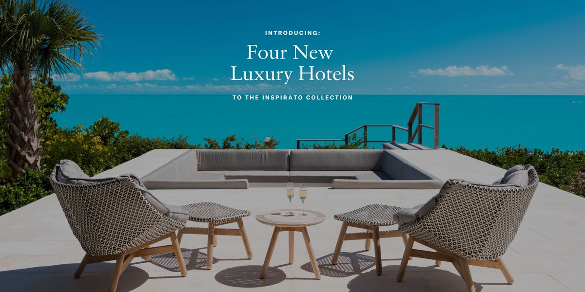 Introducing: New Inspirato Signature Hotels. Explore new additions in Turks and Caicos, Las Vegas, New York City, and Los Cabos: bit.ly/3WDVCLd. 🔗